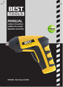 Bruksanvisning Best Tools LCS36E Skruvdragare