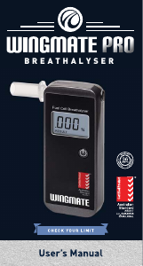 Manual Wingmate Pro Breathalyzer
