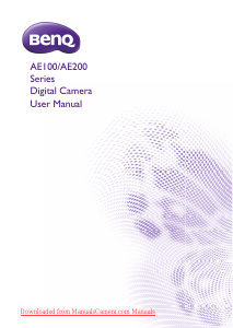 Handleiding BenQ AE200 Digitale camera