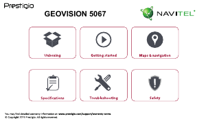 Handleiding Prestigio GeoVision 5067 (Navitel) Navigatiesysteem