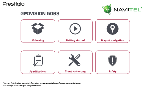 Handleiding Prestigio GeoVision 5068 (Navitel) Navigatiesysteem