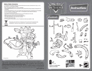 Bruksanvisning Mattel L9833-0920 Cars Radiator Springs Mountain Challenge