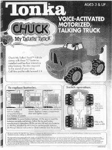 Handleiding Kenner Tonka Chuck & Friends Chuck My Talkin Truck