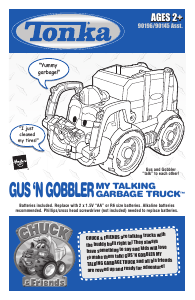 Handleiding Hasbro Tonka Chuck & Friends Gus n Gobbler My Talking Garbage Truck