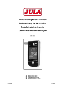 Manual FiT 619-433 Breathalyzer