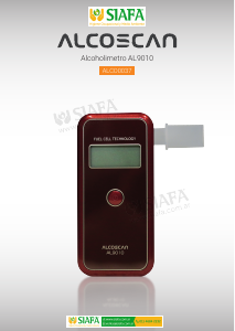 Manual de uso Alcoscan AL 9010 Alcoholímetro