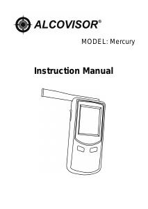 Manual Alcovisor Mercury Breathalyzer