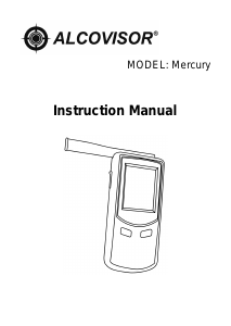 Handleiding Alcovisor Mercury Alcoholtester