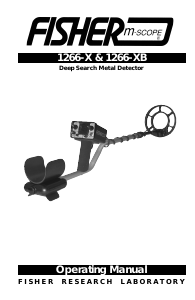 Handleiding Fisher 1266-X Metaaldetector