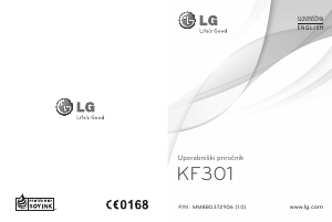 Manual LG KF301 Mobile Phone
