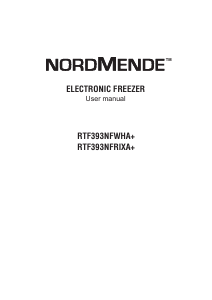 Handleiding Nordmende RTF393NFWHA+ Vriezer