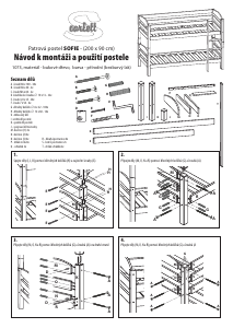 Manuál Scarlett Sofie Poschoďová postel