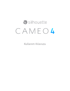 Kullanım kılavuzu Silhouette Cameo 4 Kağıt kesici