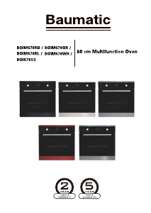 Handleiding Baumatic BOIM678BL Oven