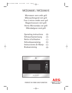 Brugsanvisning AEG-Electrolux MCD2661E-M Mikroovn