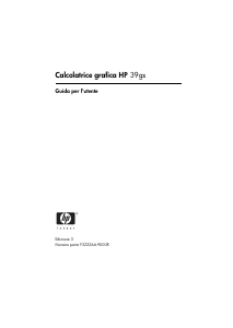 Manuale HP 39gs Calcolatrice grafiche