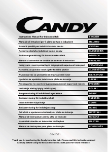 Manual Candy CI642C/E1 Plită