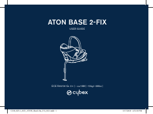 Mode d’emploi Cybex Aton Base 2-Fix Siège bébé