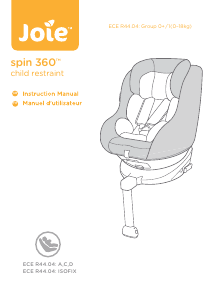 Handleiding Joie Spin 360 Autostoeltje