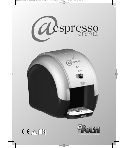 Manual Polti @Espresso Crema Coffee Machine