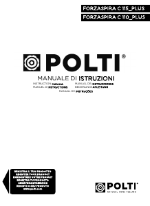 Manual Polti C110 Plus Aspirador