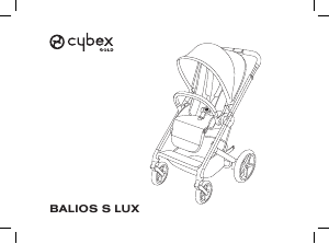 Посібник Cybex Balios S Lux Прогулянкова дитяча коляска