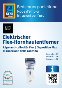 Manuale EasyHome AP-3MPF Levigatore per talloni