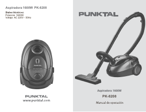 Manual de uso Punktal PK-8208 Aspirador