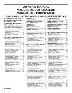 Manual de uso Whirlpool WDT970SAKZ Lavavajillas