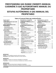 Manual Whirlpool WFG535S0LS Range