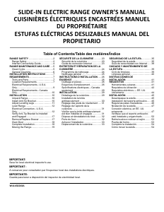 Manual Whirlpool YWEEA25H0HZ Range