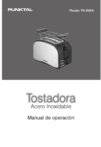 Manual de uso Punktal PK-858AI Tostador