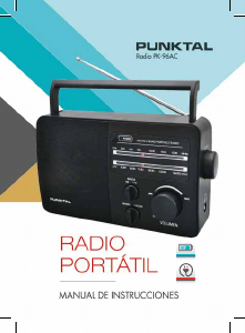 Manual de uso Punktal PK-96AC Radio