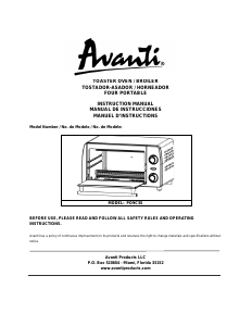 Handleiding Avanti PO9C3S Oven