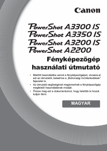 Használati útmutató Canon PowerShot A3300 IS Digitális fényképezőgép