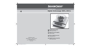 Manuale SilverCrest SKW 3 EDS A1 Bilancia da cucina