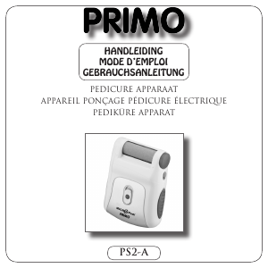 Bedienungsanleitung Primo PS2-A Micro-Pedi Hornhautentferner