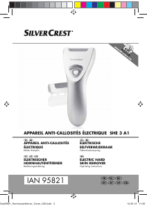 Manual SilverCrest IAN 95821 Callus remover