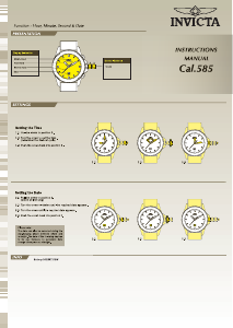 Handleiding Invicta Pro Diver 16296 Horloge