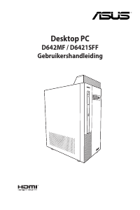 Handleiding Asus D6421SFF ExpertCenter D6 Mini Tower Desktop