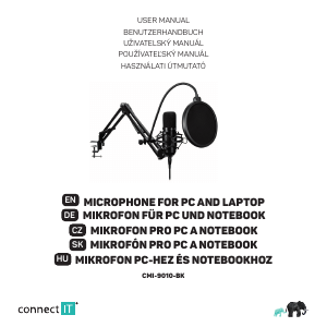 Návod Connect IT CMI-9010-BK Mikrofón