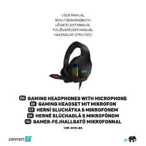 Manual Connect IT CHP-3610-BK Headset