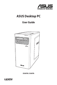 Handleiding Asus D300TA ExpertCenter D3 Tower Desktop