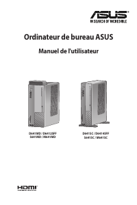 Mode d’emploi Asus S641MD Ordinateur de bureau