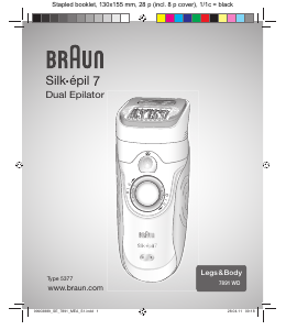 Mode d’emploi Braun 7791 WD Silk-epil 7 Epilateur