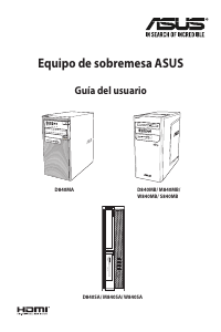 Manual de uso Asus D840MA PRO Computadora de escritorio