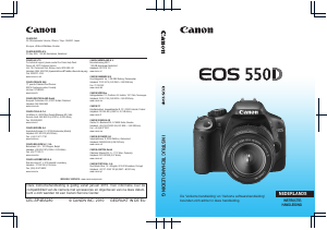 Handleiding Canon EOS 550D Digitale camera