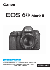 Handleiding Canon EOS 6D Mark II Digitale camera