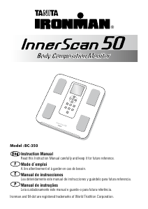 Manual Tanita BC-350 InnerScan 50 Balança