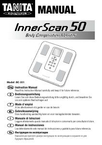 Manuale Tanita BC-351 InnerScan 50 Bilancia